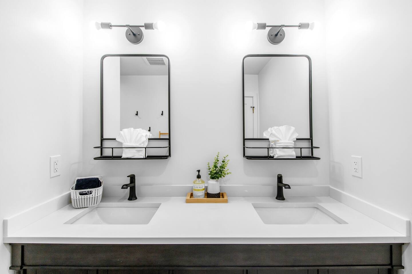 Master Suite — dual sink vanity